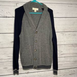vintage :: Slouchy Grunge Grandpa Knit Wool Cardigan